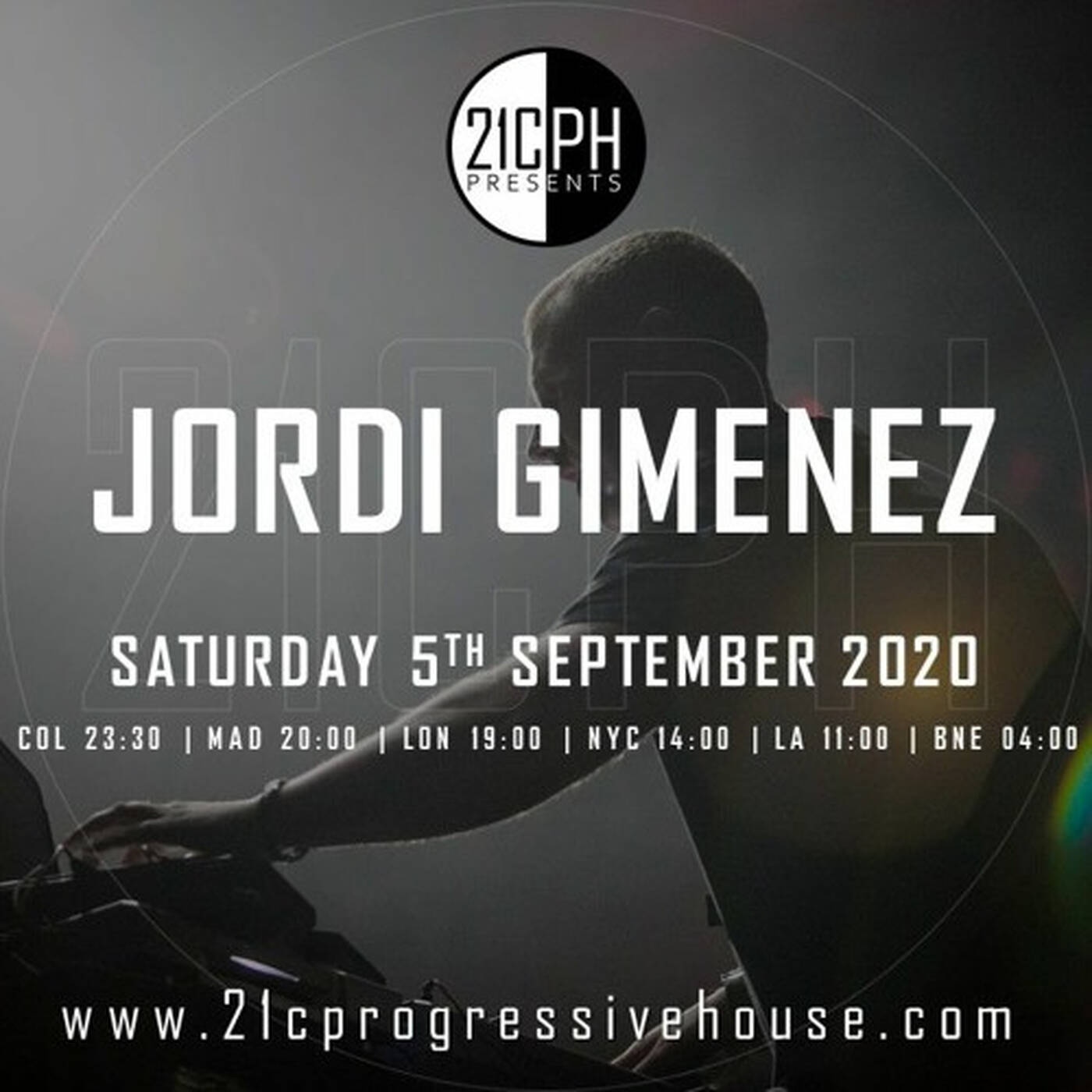 Jordi Gimenez @ 21CPH (Australia) Guest Mix September 2020 episode artwork