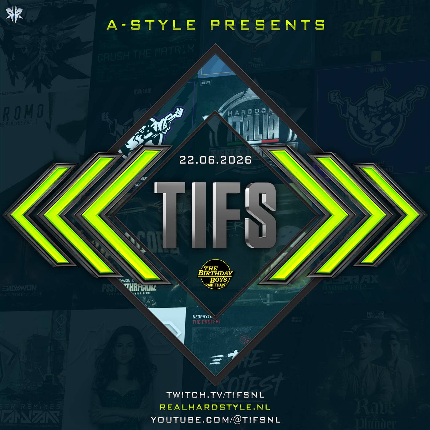Play The Birthday Boys Raid Train #3 Invites TIFS 22.06.2026