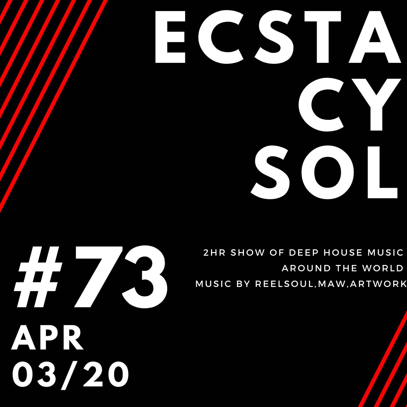 Bandros-Pure Ecstacy SOL'2 Hour Deep House Mix'#73 episode artwork
