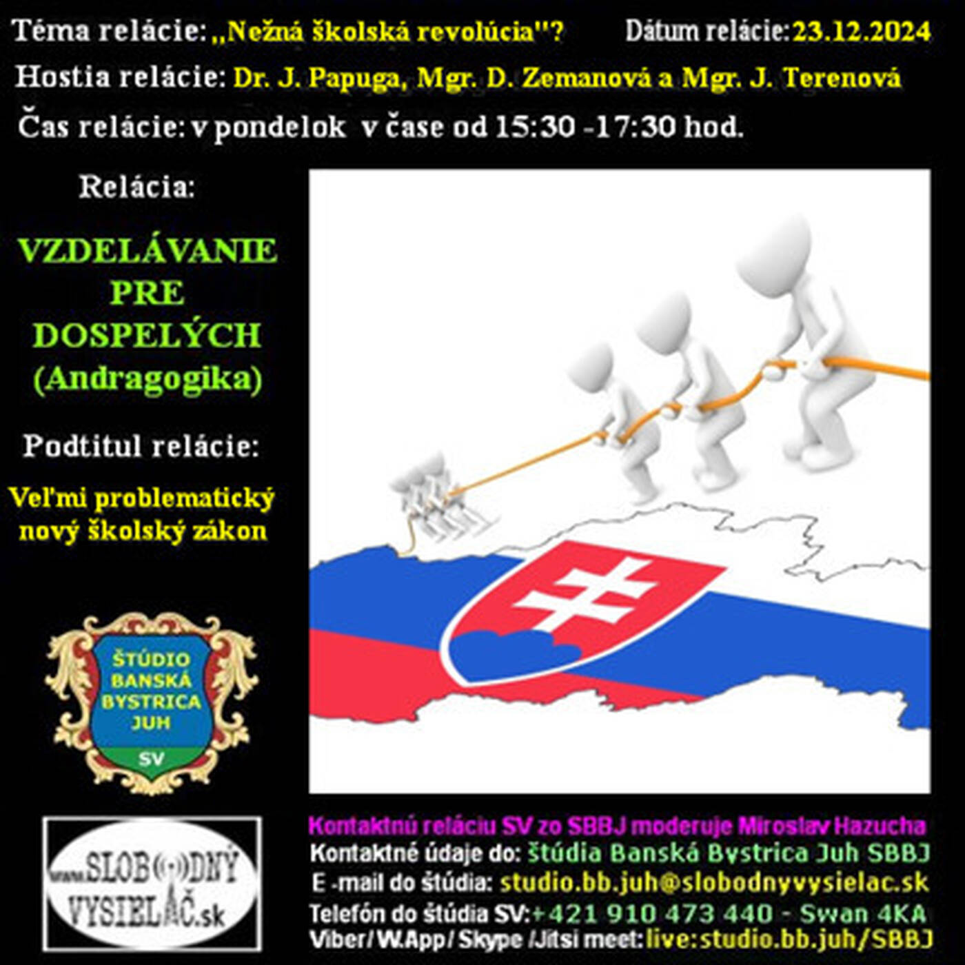 Vzdelávanie pre dospelých 433 - 2024-12-23 Veľmi problematický nový školský zákon episode artwork