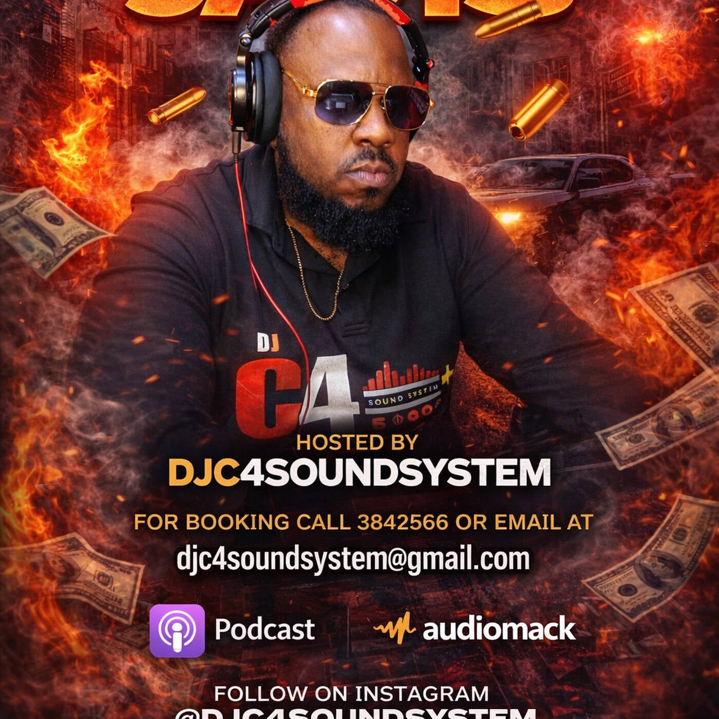 PODCAST JAMS   HOSTED BY DJC4SOUNDSYSTEM  FRIDAY 10TH APRIL 2026 episode artwork