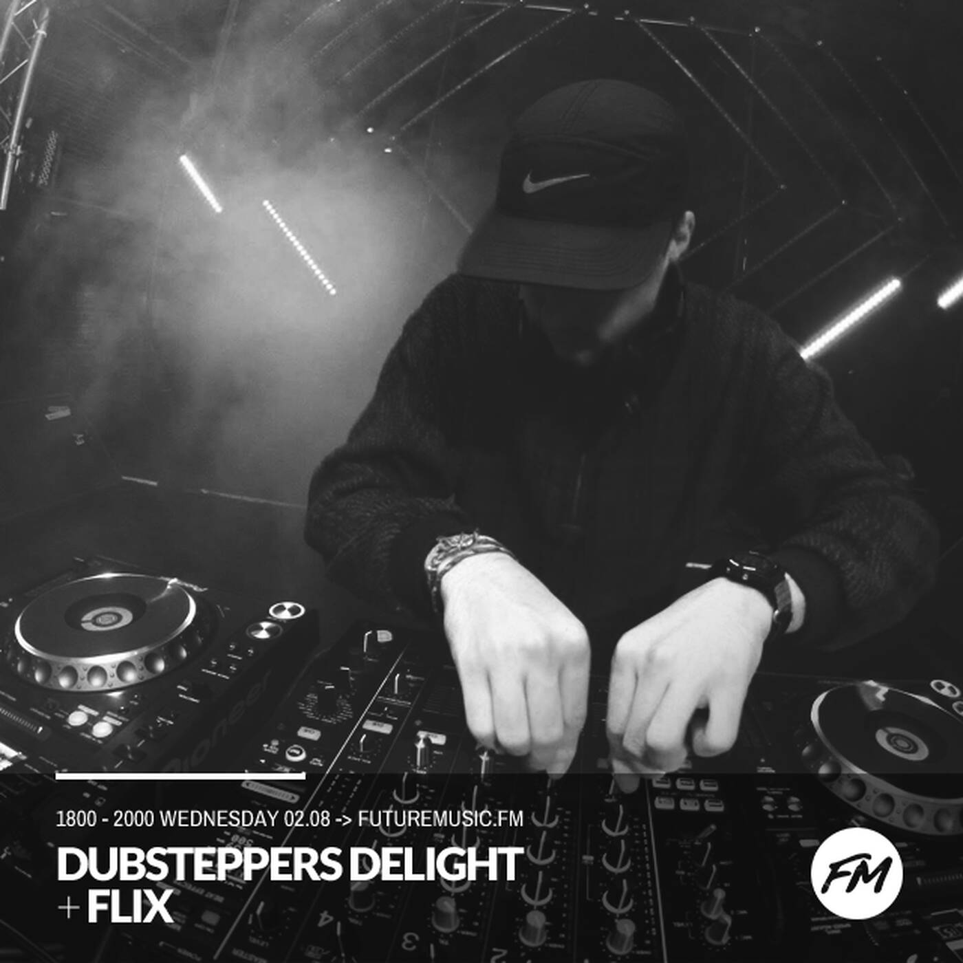 20170802 Dubsteppers Delight (FLIX guest mix) @ futuremusicFM #Dubstep episode artwork