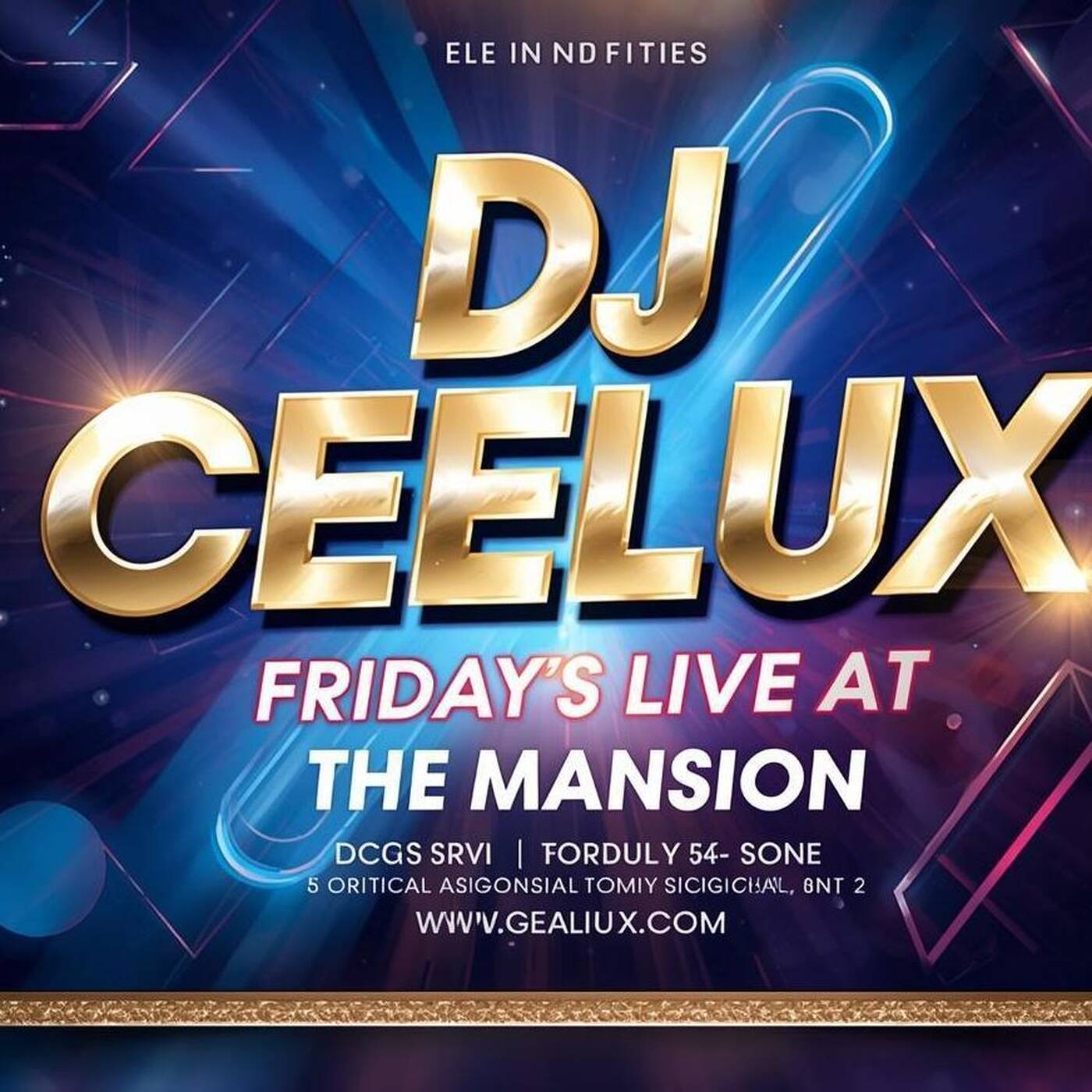 Ceelux Catastic Friday's  At Ceelux Mansion 22 on 30 th Of April 2026 episode artwork