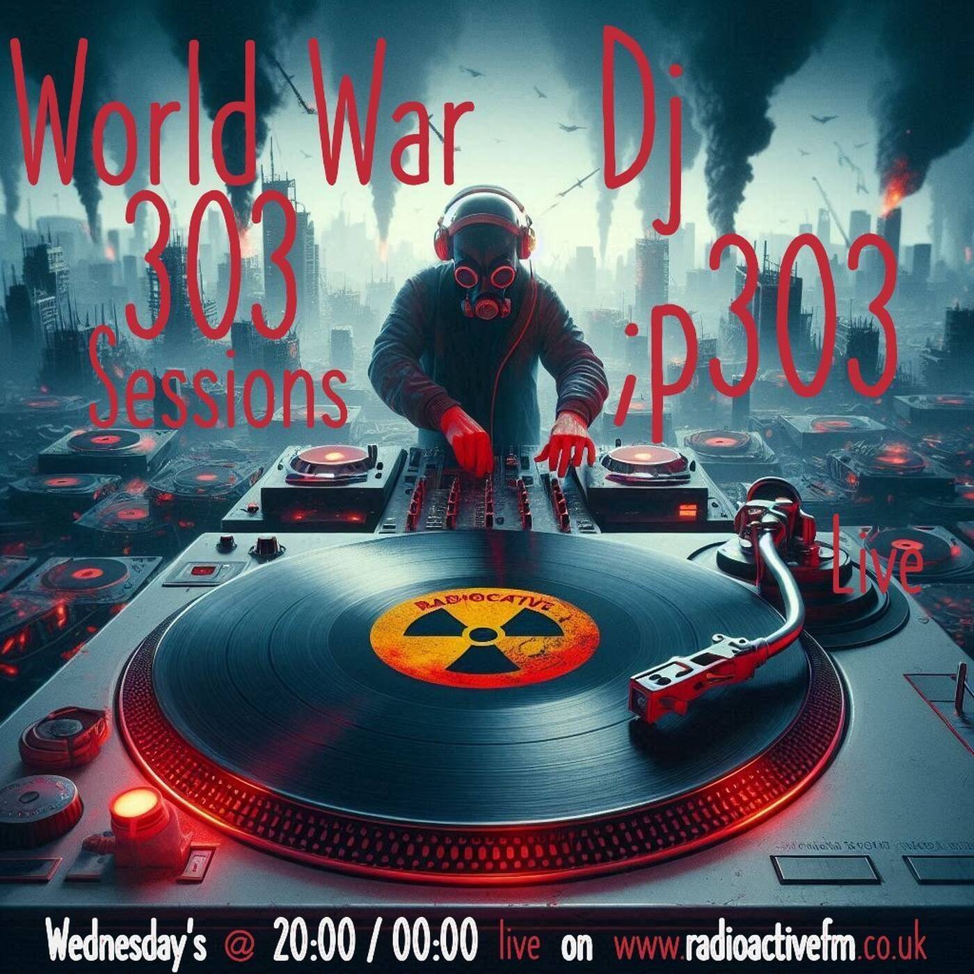 World War 303SessionsDj;p303 Live on www.radioactivefm.co.uk 27112024 episode artwork