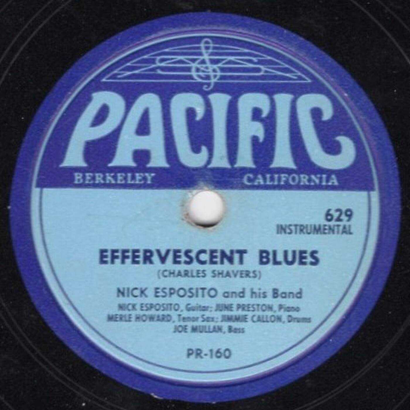 Nick Esposito And His Band - Effervescent Blues (1947 Pacific Records 629) episode artwork