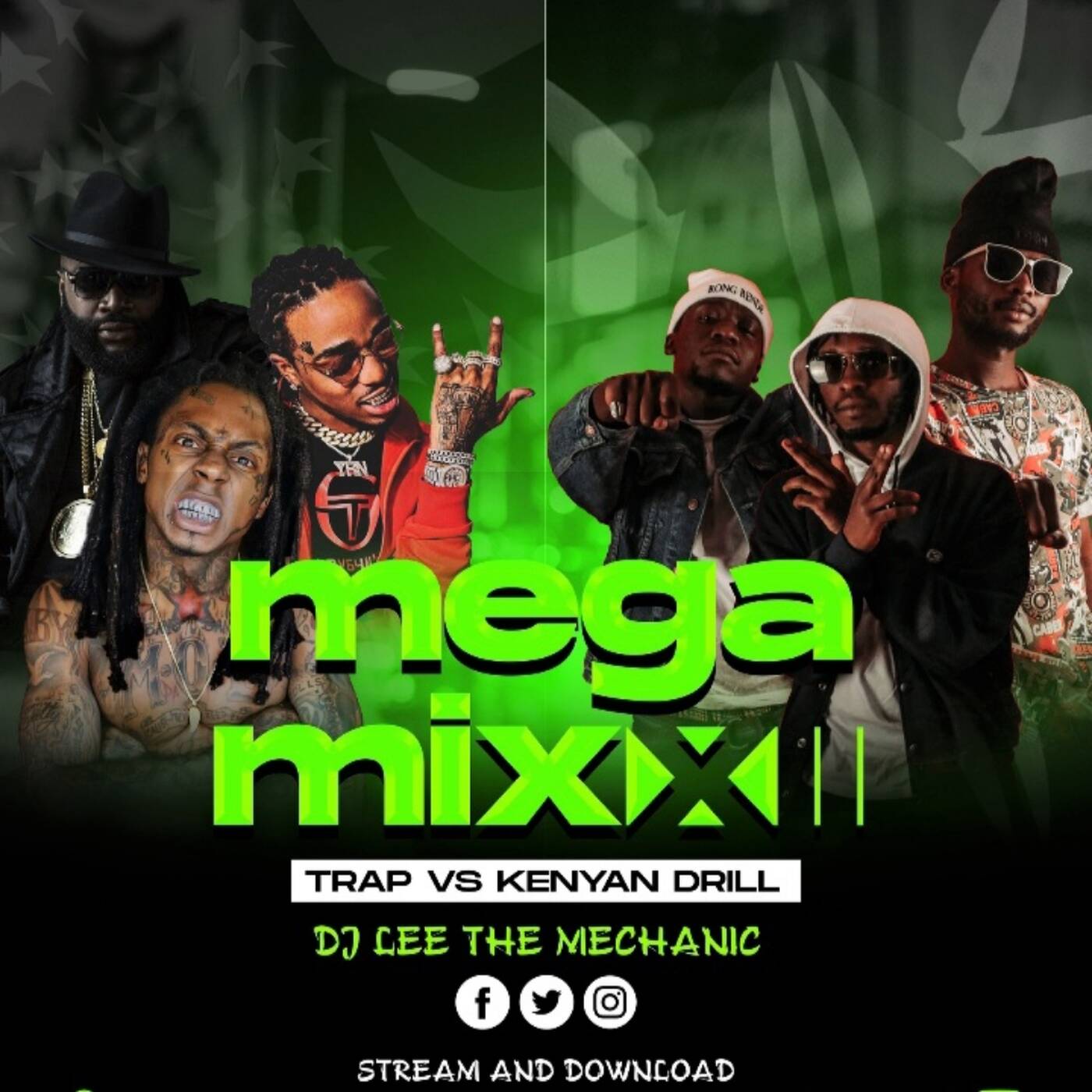 TRAP_vs_KENYAN_DRILL_(Mega_Mix_12)_-_DJ_LEE_THE_MECHANIC