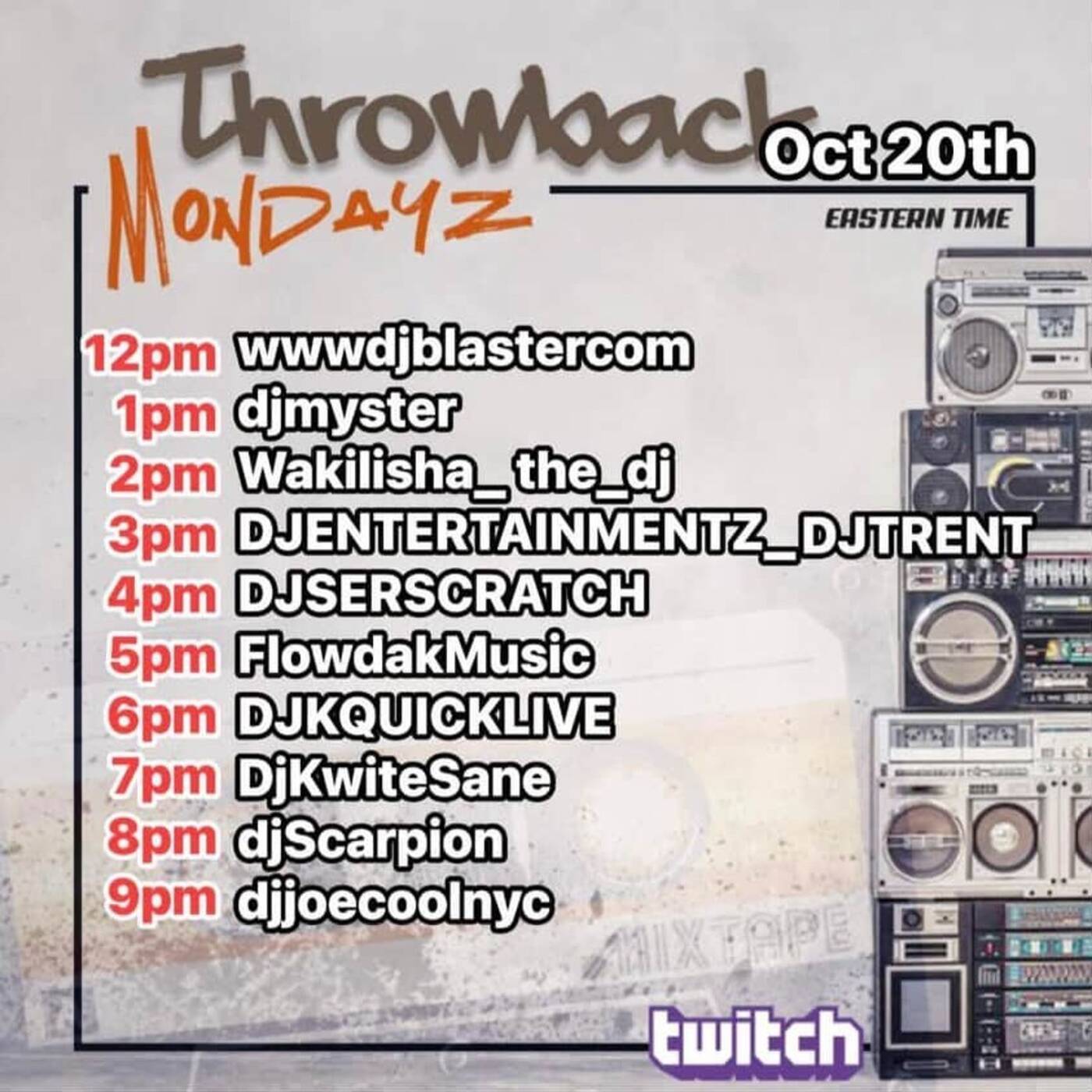 THROWBACKMONDAYZRAIDTRAIN Hosted By @djsird1 6-7PMEST‼️(OCT 20, 2025) episode artwork