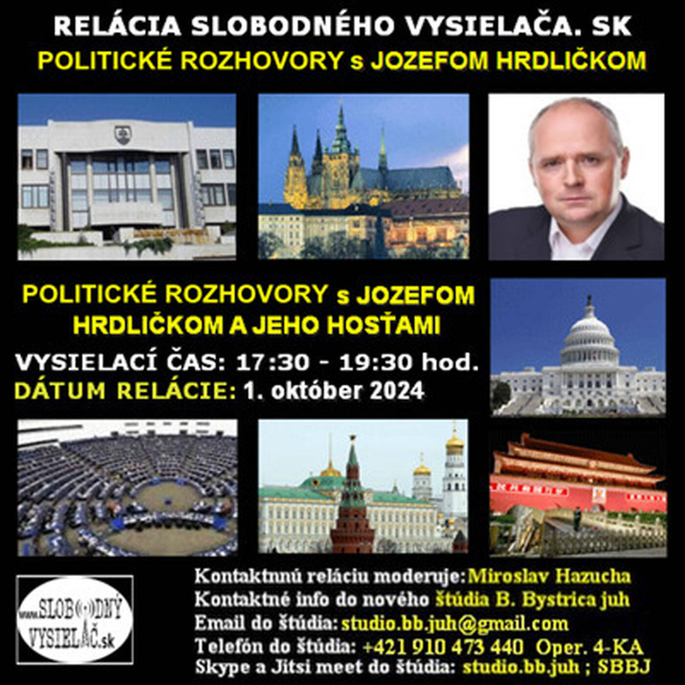 Politické rozhovory 216 - 2024-10-01 PhDr. Ing. Jozef Hrdlička PhD. episode artwork