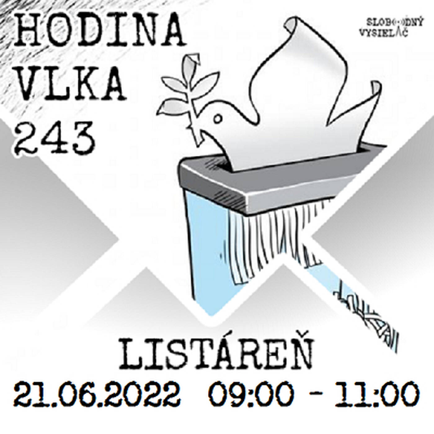 Hodina Vlka 243 - 2022-06-21 listáreň episode artwork