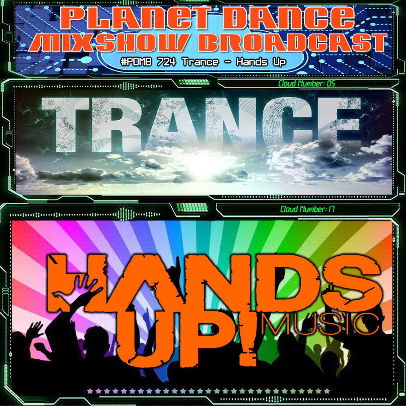 Planet Dance Mixshow Broadcast 724 Trance - Hands Up episode artwork