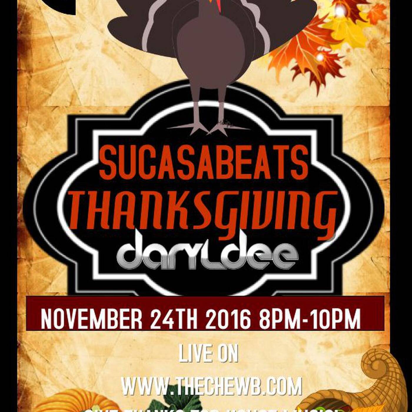 Sucasa Beats Show - The Chewb - Thursday 24th November 2016 episode artwork