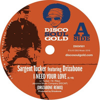 Sargent Tucker featuring Drizabone - I Need Your Love -DSG by Gary Van den Bussche (Disco,Soul, Gold)