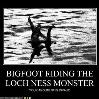 Loki - Sasquatch Ride The Loch Ness Monster by Loki (DGM)