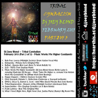 Tribal Cymbalism - February 2015 (Part 2 Of 3) Music Works Me Higher Goddamit by DJ JOEY BLOND