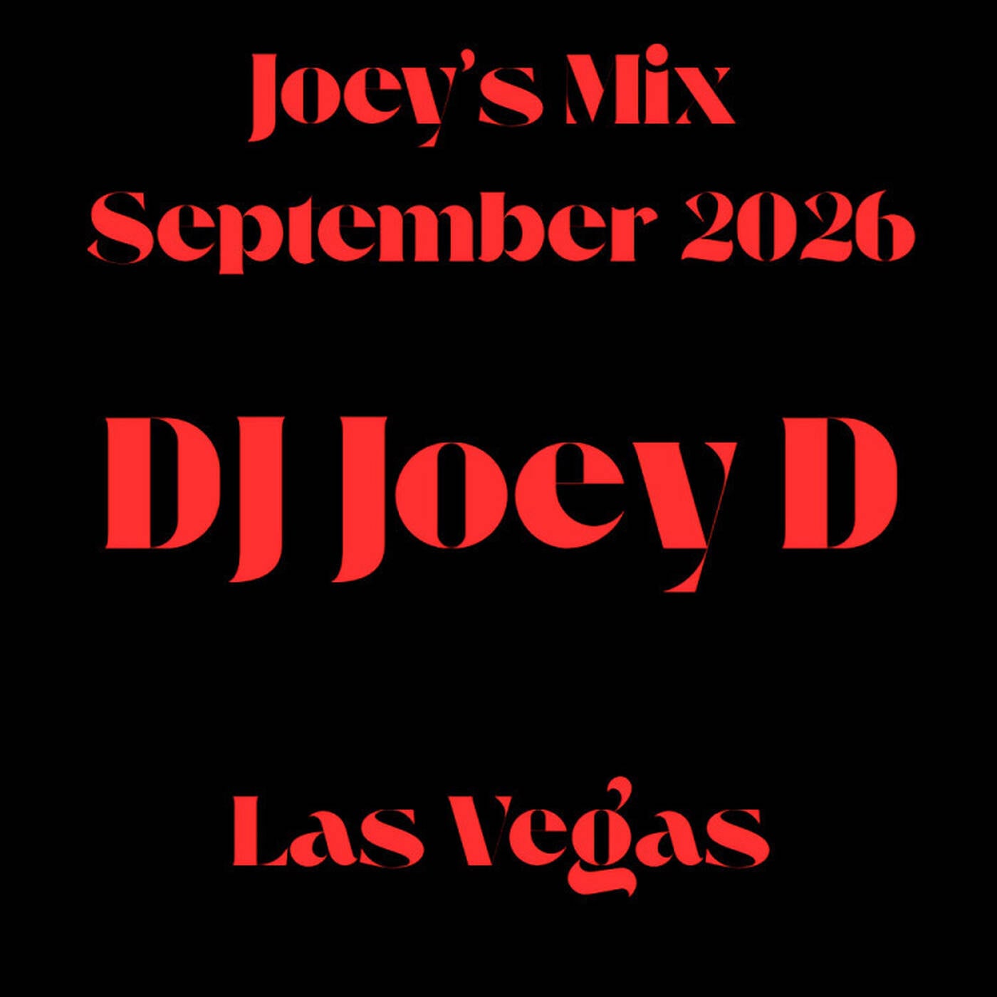 Joey's Mix (September 2026) episode artwork