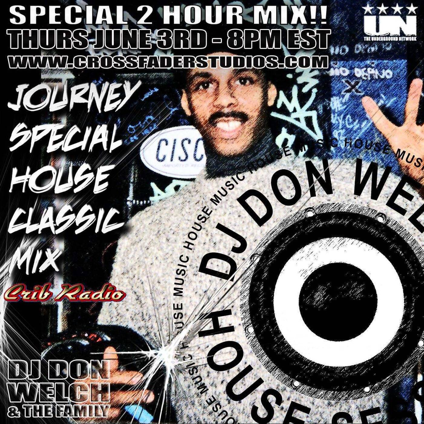 Don Welch CLUB MIX / BEGINNINGS 2.0 on CRIB RADIO - June 4, 2021 episode artwork