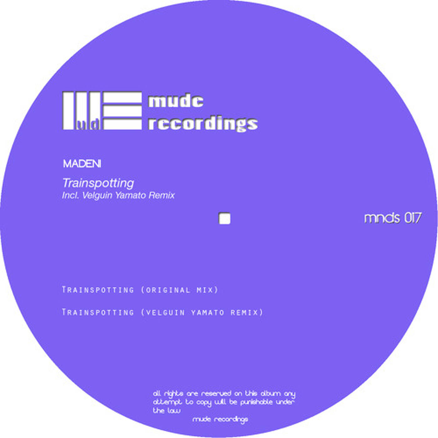 Madeni - Trainspoitting (Incl. Velguin Yamato Remix) Out Now episode artwork