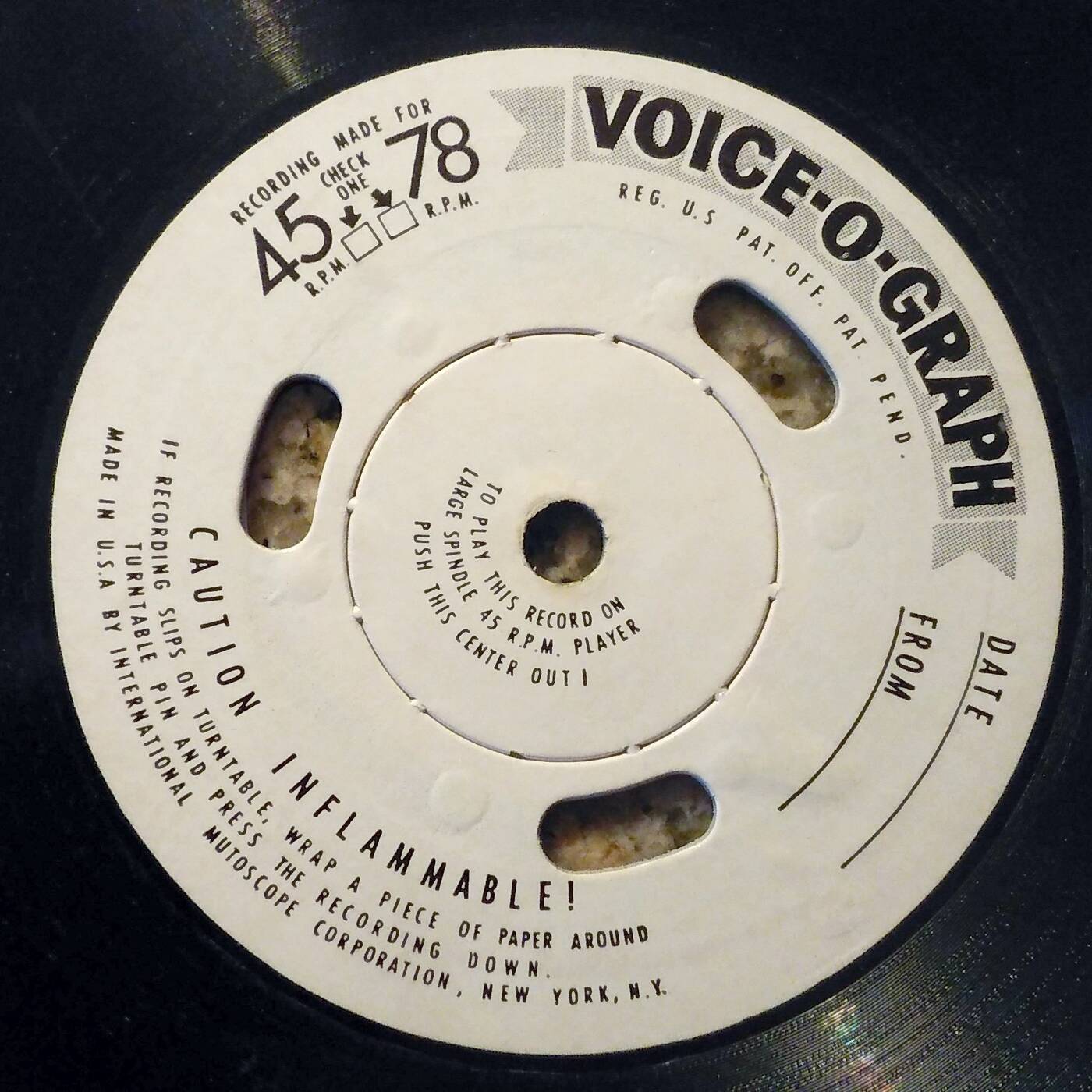 78 Voice-O-Graph Acetate - Drunk Down on 12th & Troost (Kansas City MO) episode artwork