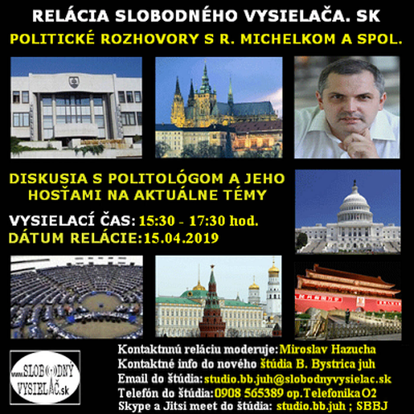 Politické rozhovory 14 - 2019-04-15 Diskusia o udalostiach v politike… episode artwork