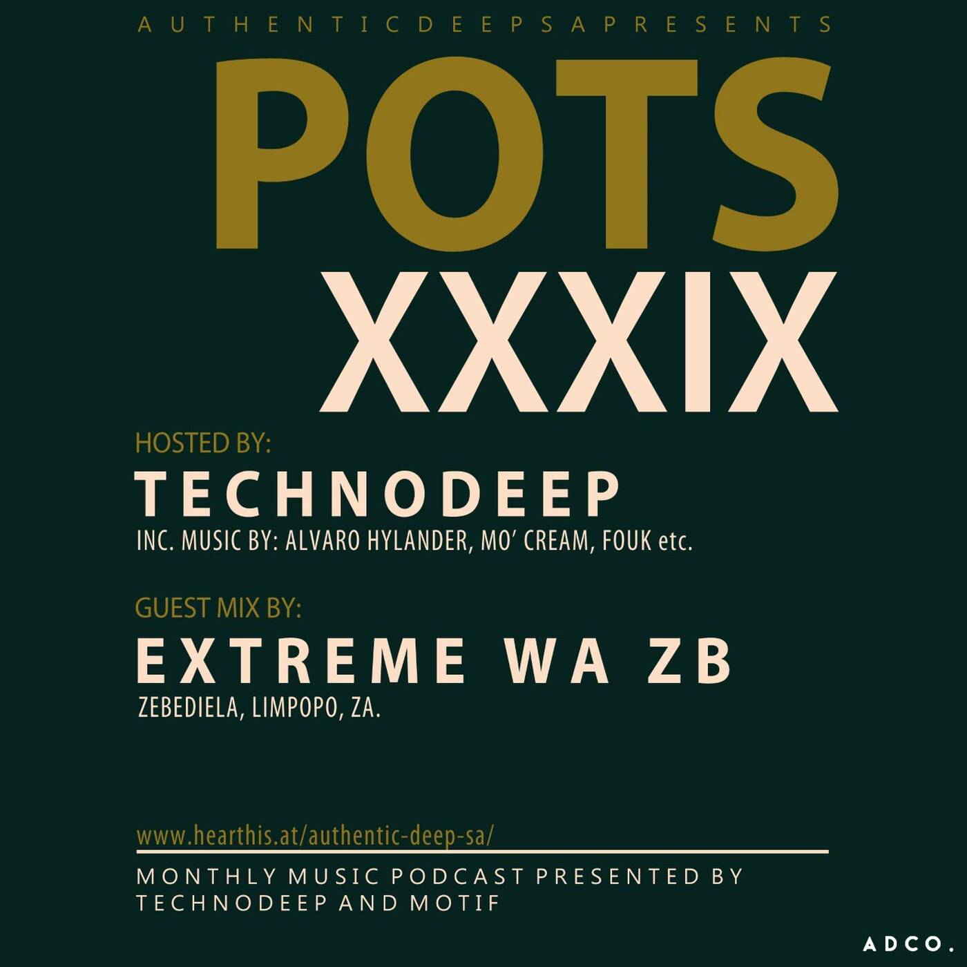 Portraits Of The Soul - XXXIX (Guest Mix by eXtreme wa zB) episode artwork