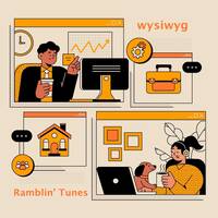 Ramblin’ Tunes - wysiwyg by Pat