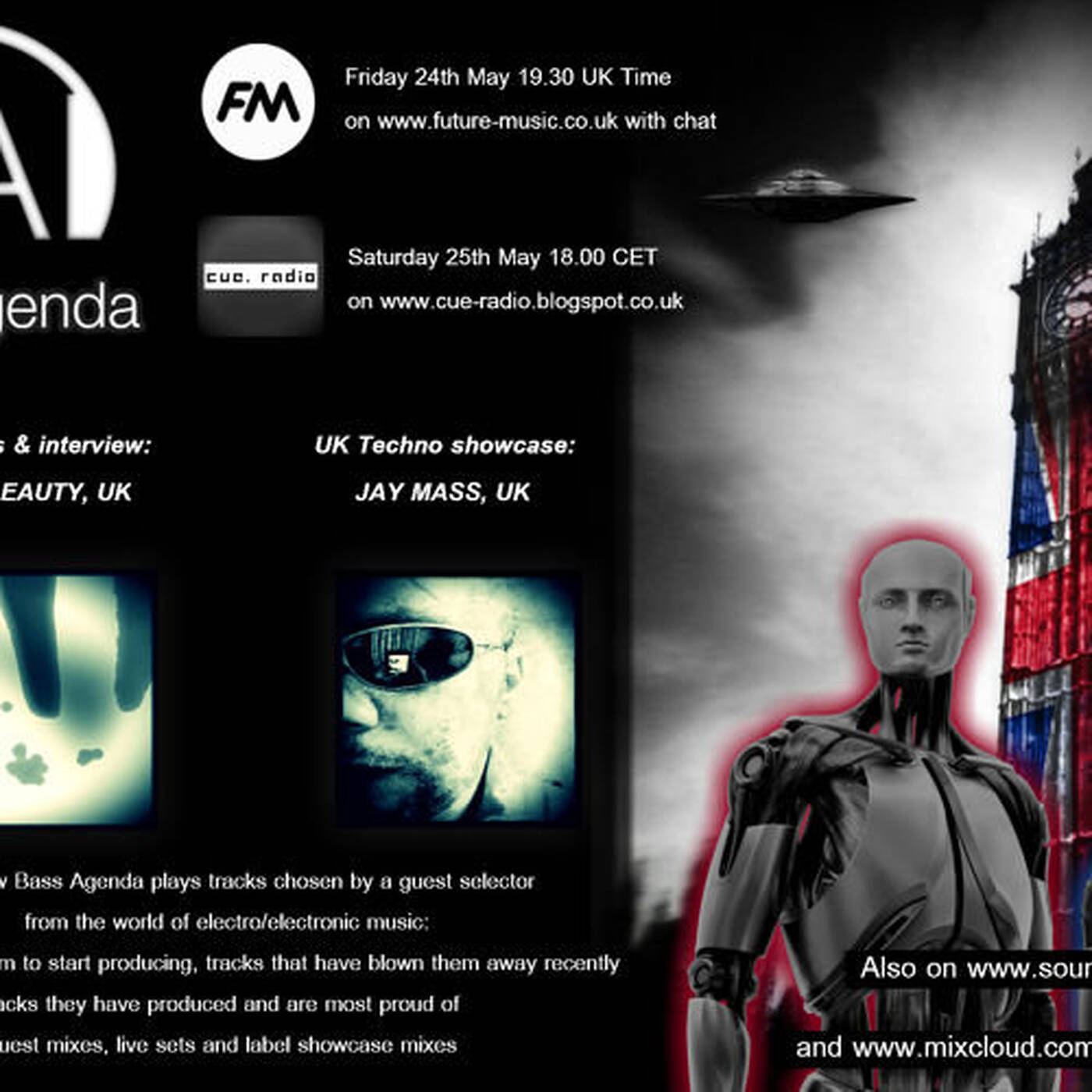 Bass Agenda 54 with guest selections from Simplicity Is Beauty & UK Techno Showcase by Jay Mass episode artwork