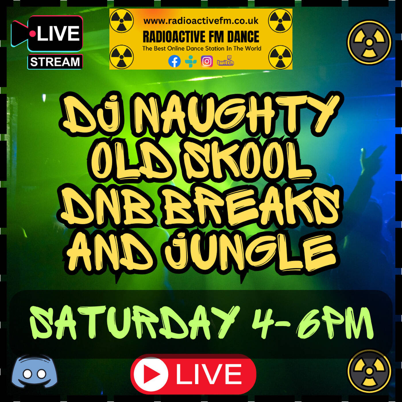 DJ NauGHty - Saturdy Old Skool DNB BREAKS AND JUNGLE