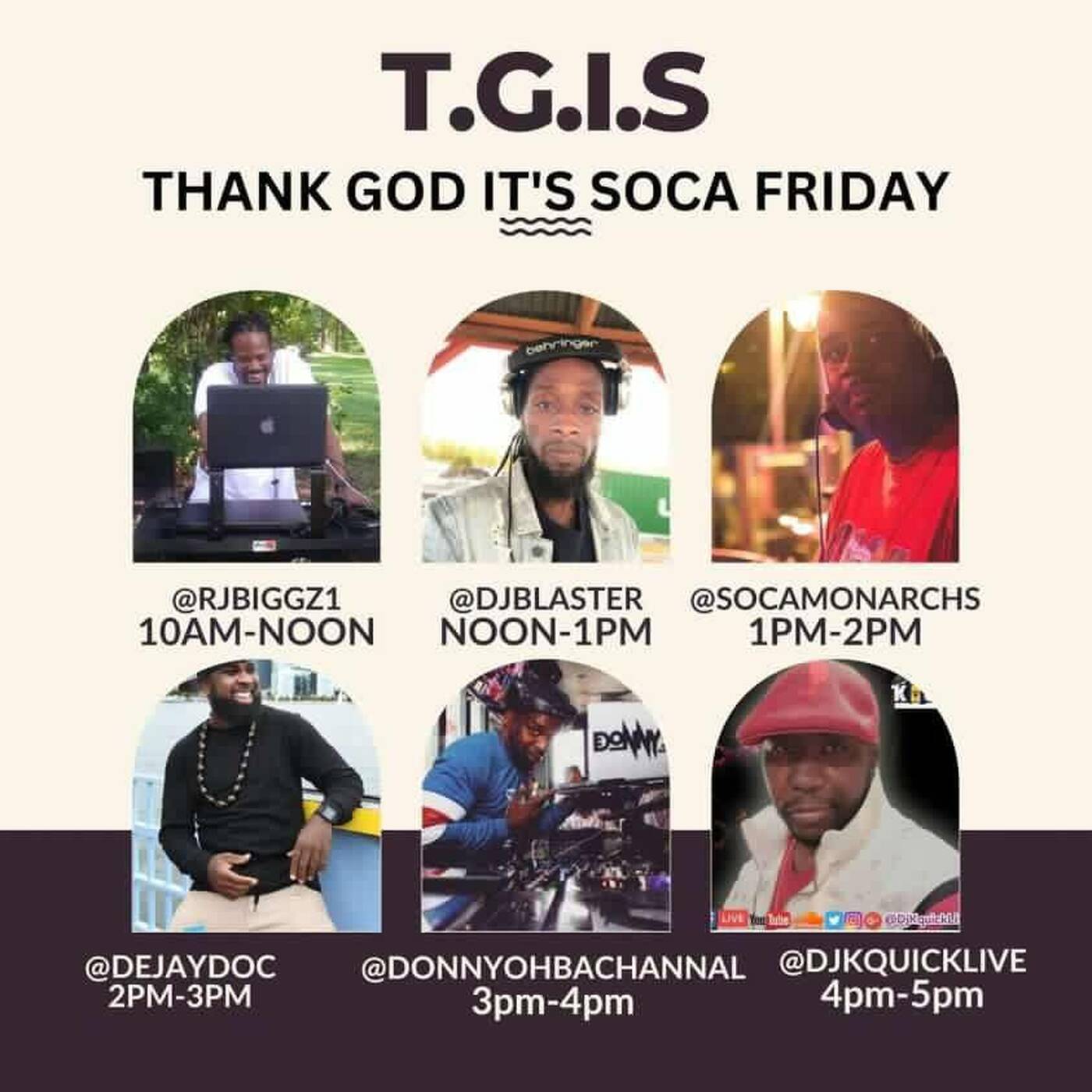 T.G.I.S | THANK GOD IT'S SOCA FRIDAY RAID!! | DjKquicklive On Twitch (05-12-23) episode artwork