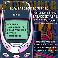 Remember Experience By Dj Yoco@live Sala Nox Leon (27-04-2024) by Experience Live