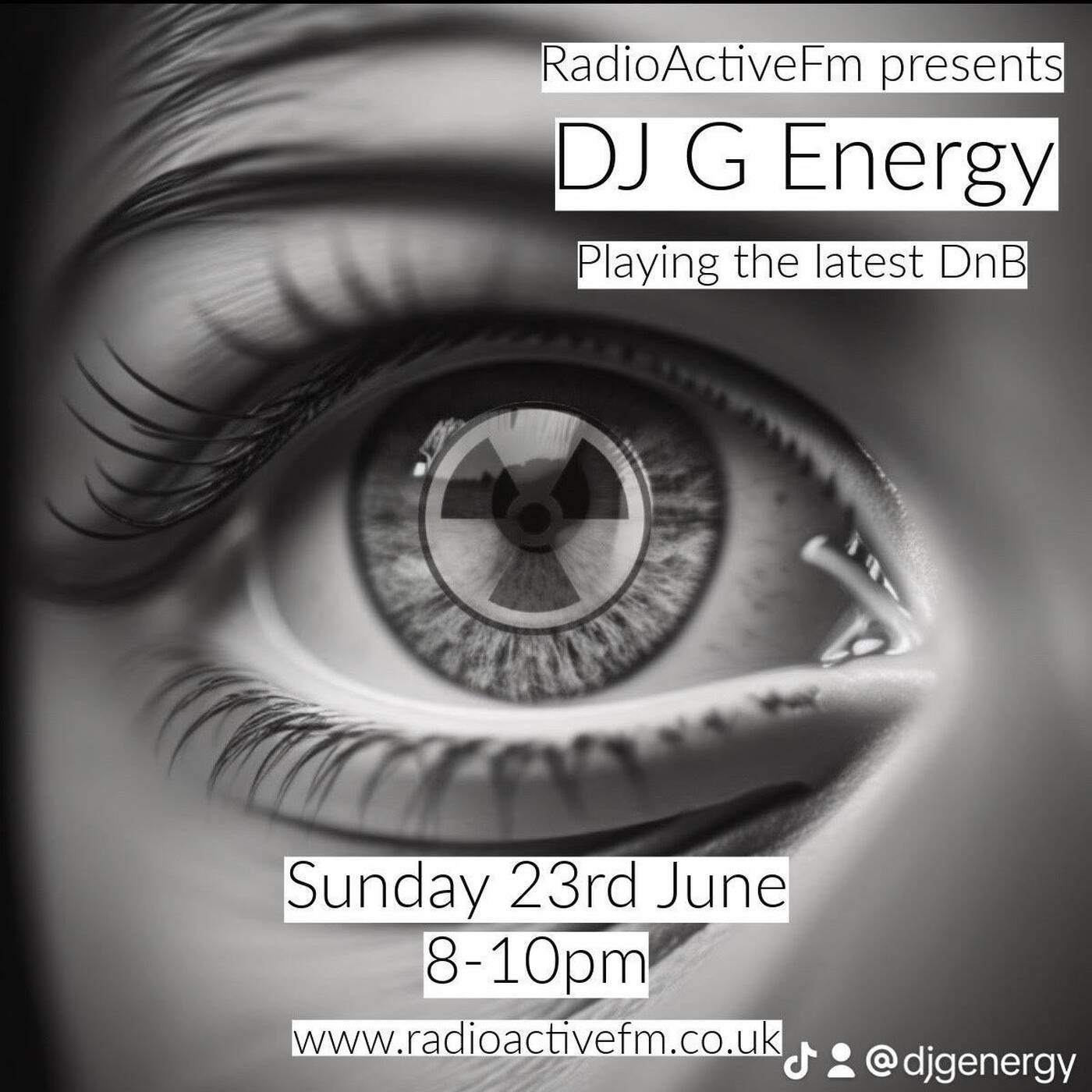 Dj G Energy - Live DnB Mix on RadioActiveFm - 23rd June episode artwork