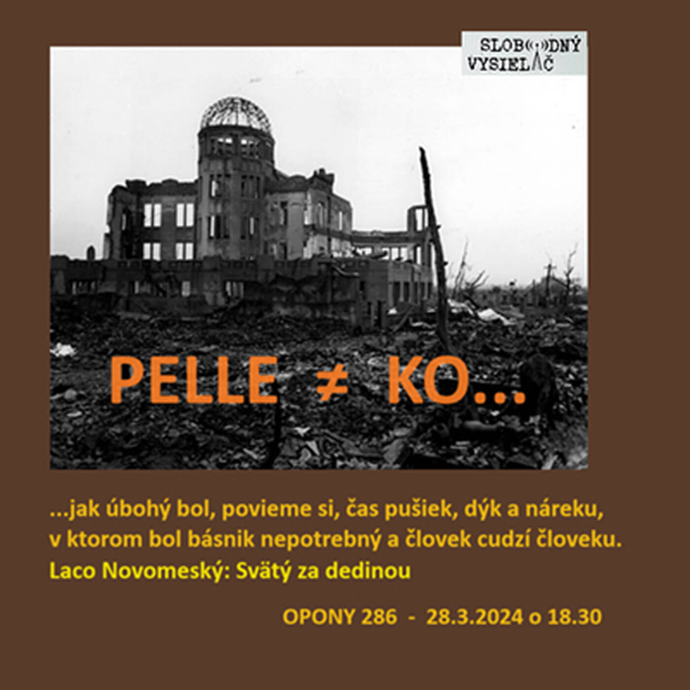 Opony 286 - 2024-03-28 „Odkiaľ a kam, Slováci ?„ episode artwork