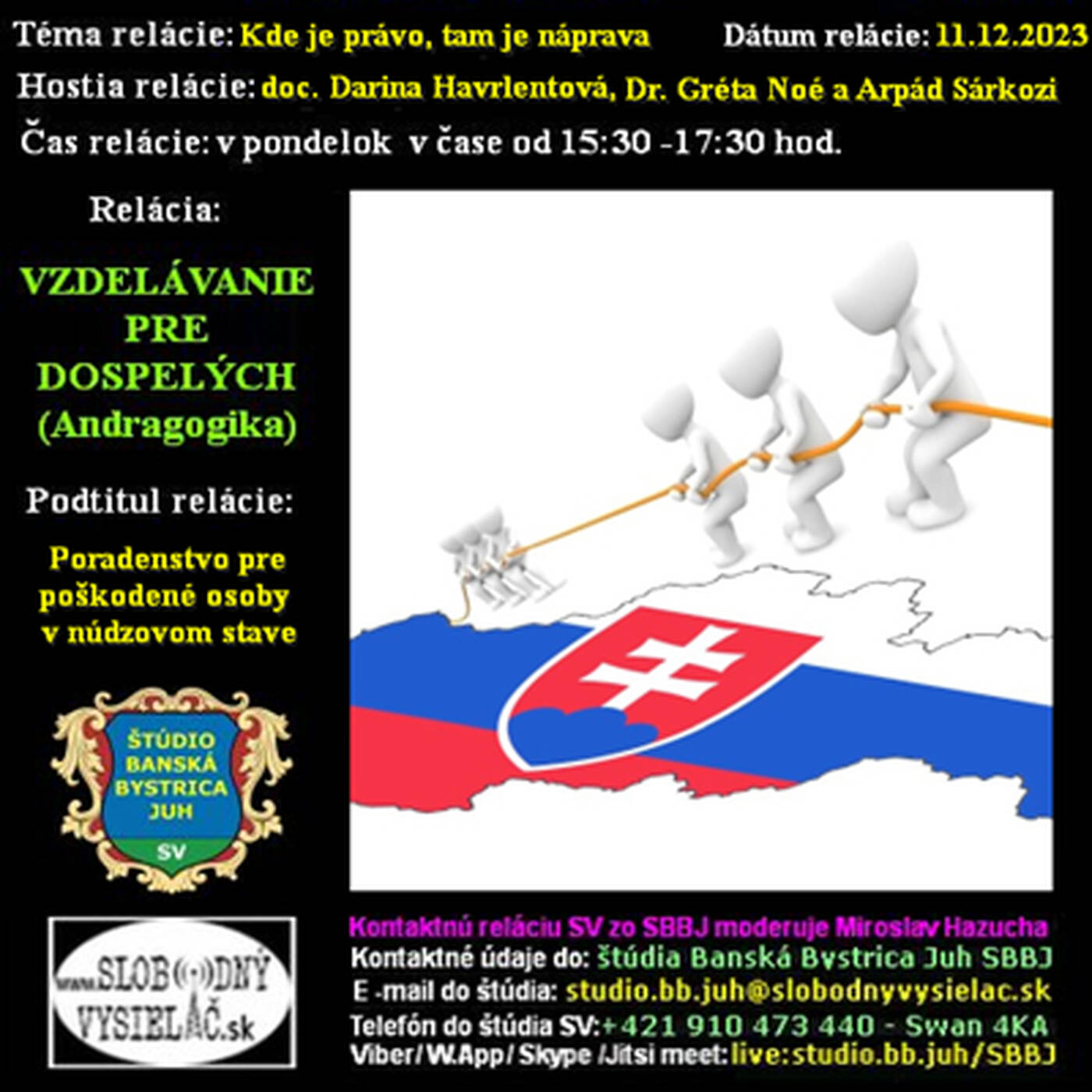 Vzdelávanie pre dospelých 381 - 2023-12-11 Poradenstvo pre poškodené osoby v núdzovom stave episode artwork