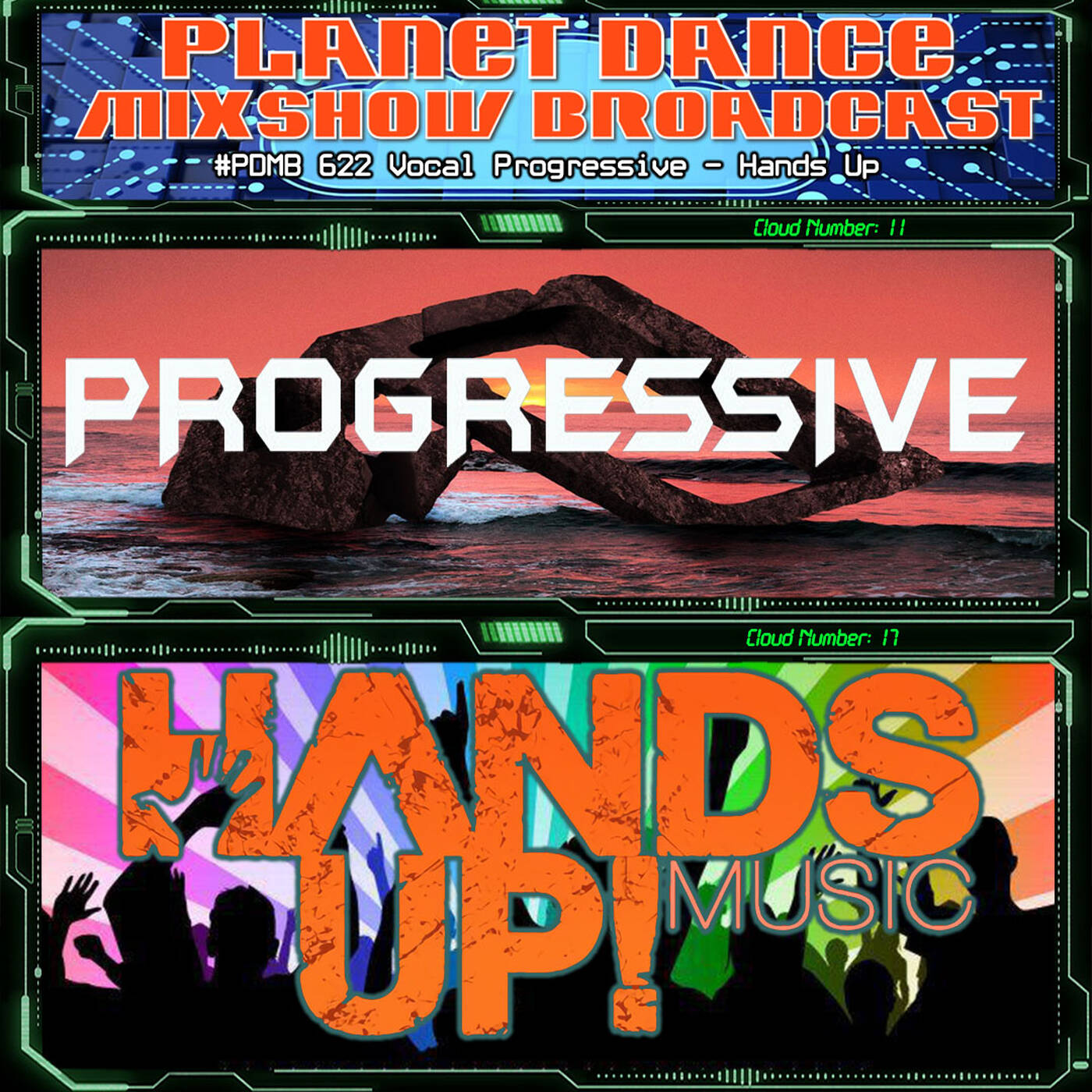 Planet Dance Mixshow Broadcast 622 Vocal Progressive - Hands Up episode artwork