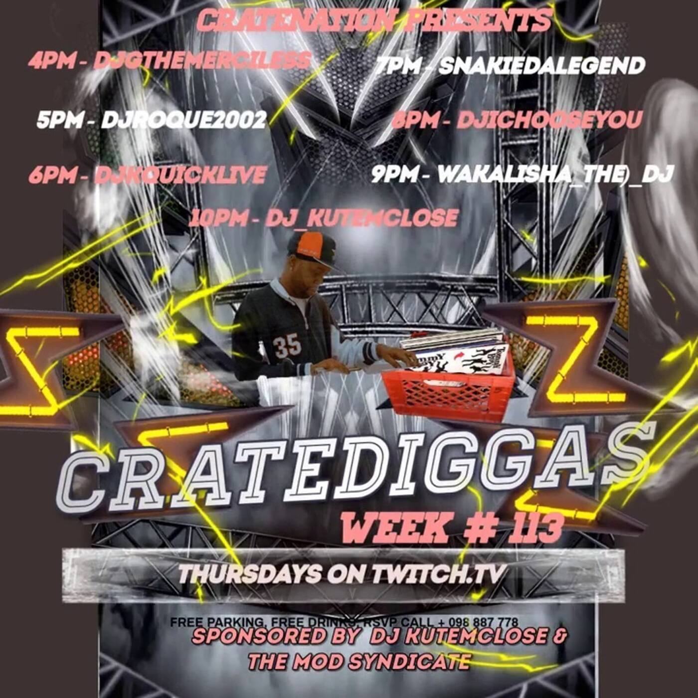 CRATEDIGGASRAIDTRAINWEEK#113 Sponsored By @djkutemclose 6-7PMEST‼️(JAN 30, 2025) episode artwork