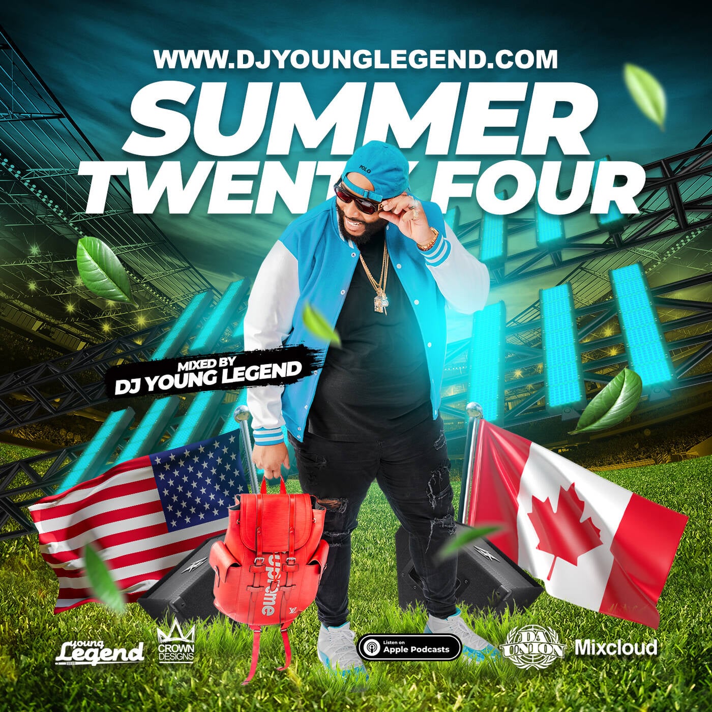 SUMMER 24 MIXTAPE (CLEAN) — DJ YOUNG LEGEND  cover