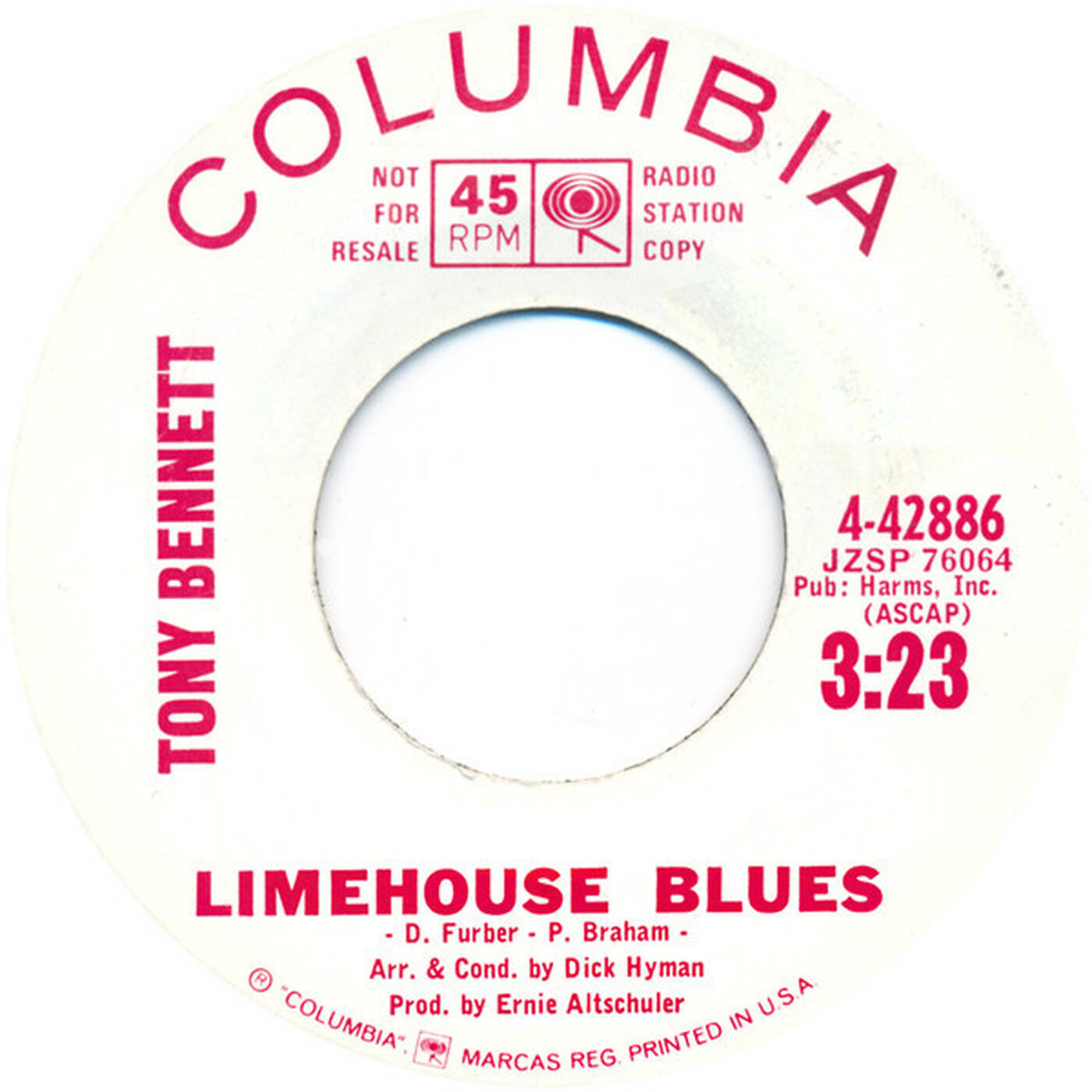 Tony Bennett - Limehouse Blues (45 Promo) episode artwork