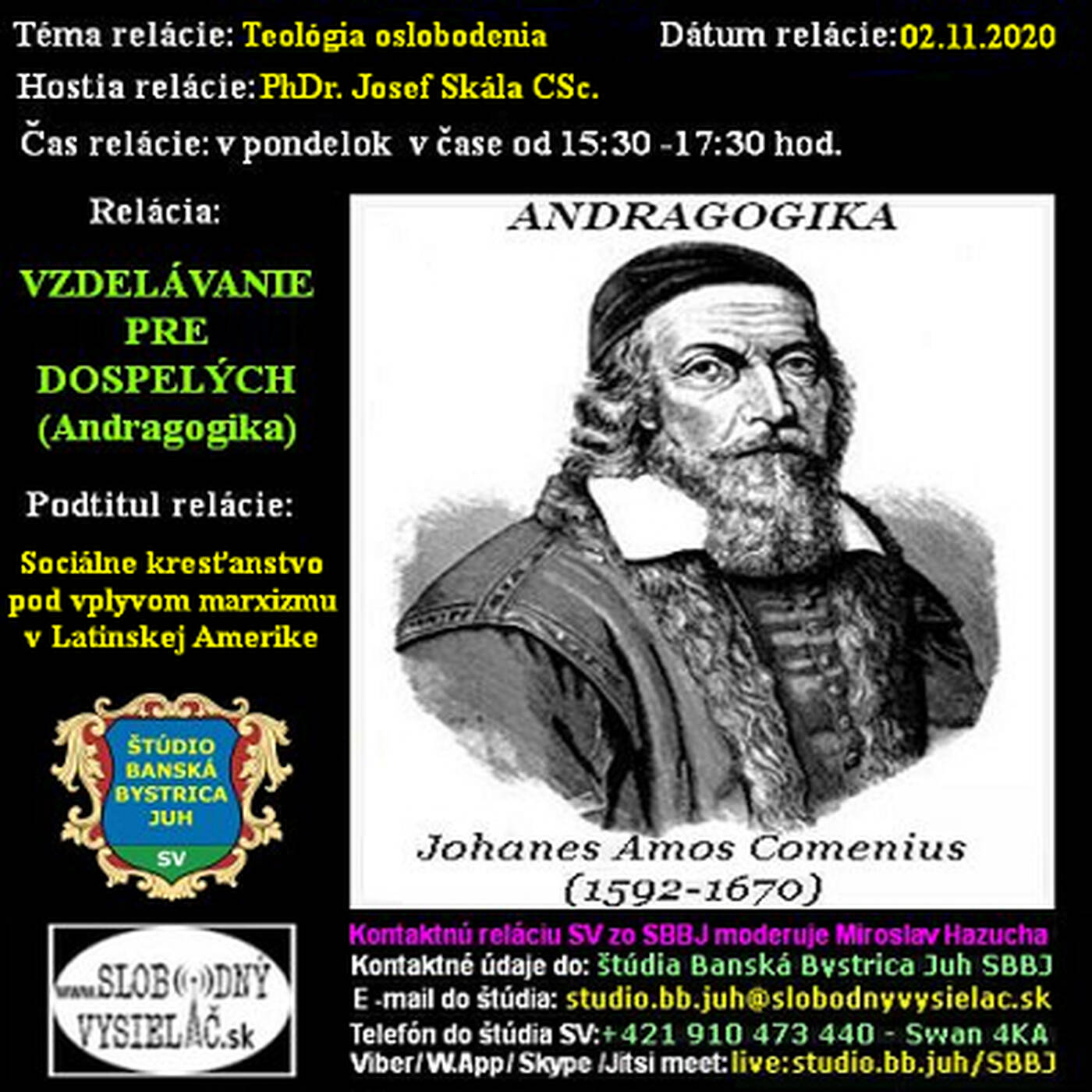 Vzdelávanie pre dospelých 221 - 2020-11-02 Teológia oslobodenia... episode artwork