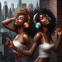 N° 348 : Dancing Into The Light by b2carey