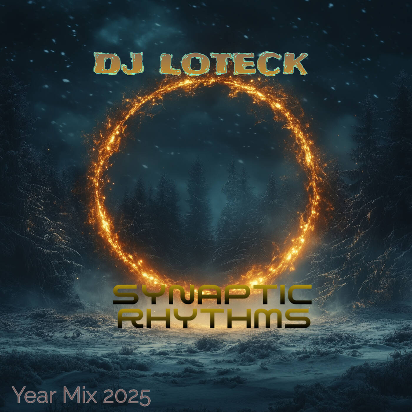 Synaptic Rhythms YearMix 2025 episode artwork