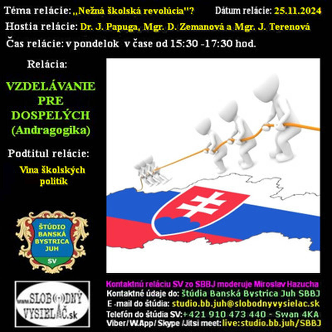 Vzdelávanie pre dospelých 429 - 2024-11-25 Vina školských politík episode artwork