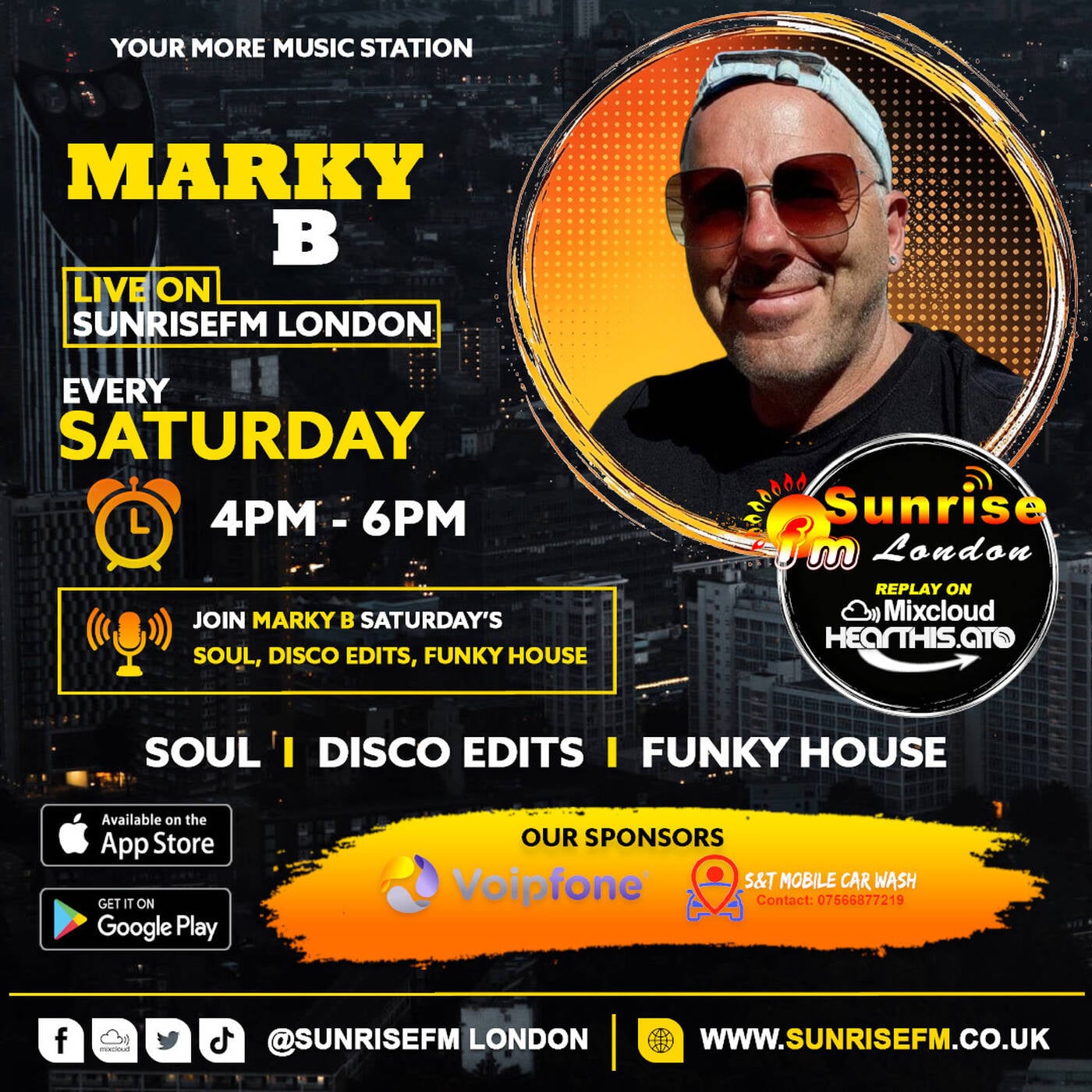 Marky B - Sat 15th Aug 2026 episode artwork