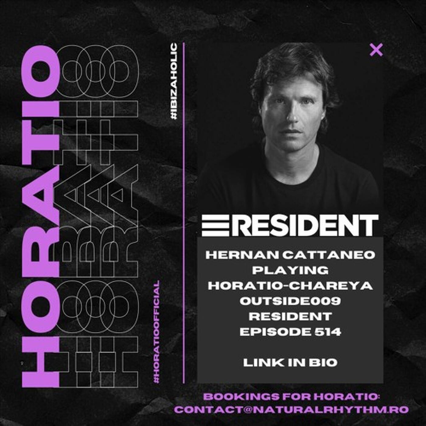 HERNAN CATTANEO PLAYING HORATIO - CHAREYA (OUTSIDE009) IN HIS RADIOSHOW RESIDENT EPISODE 514 episode artwork