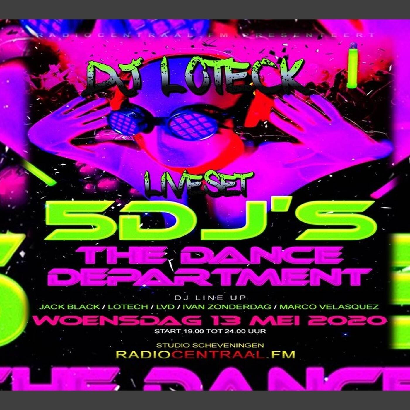 DJ LOTECK - Deep Tech (Liveset 4 the Dance Department @ radiocentraal.fm) episode artwork