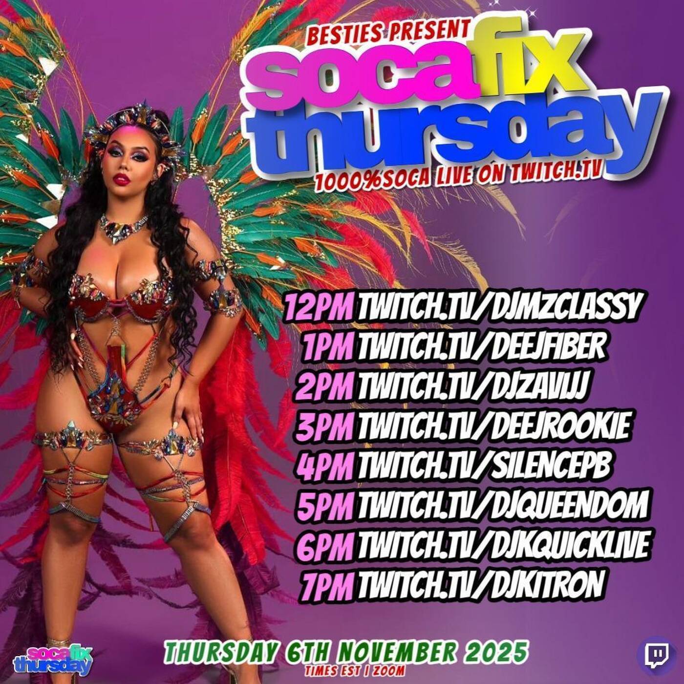SOCAFIXTHURSDAYRAIDTRAIN Hosted By BESTIES 6-7PMEST‼️(NOV 6, 2025) episode artwork
