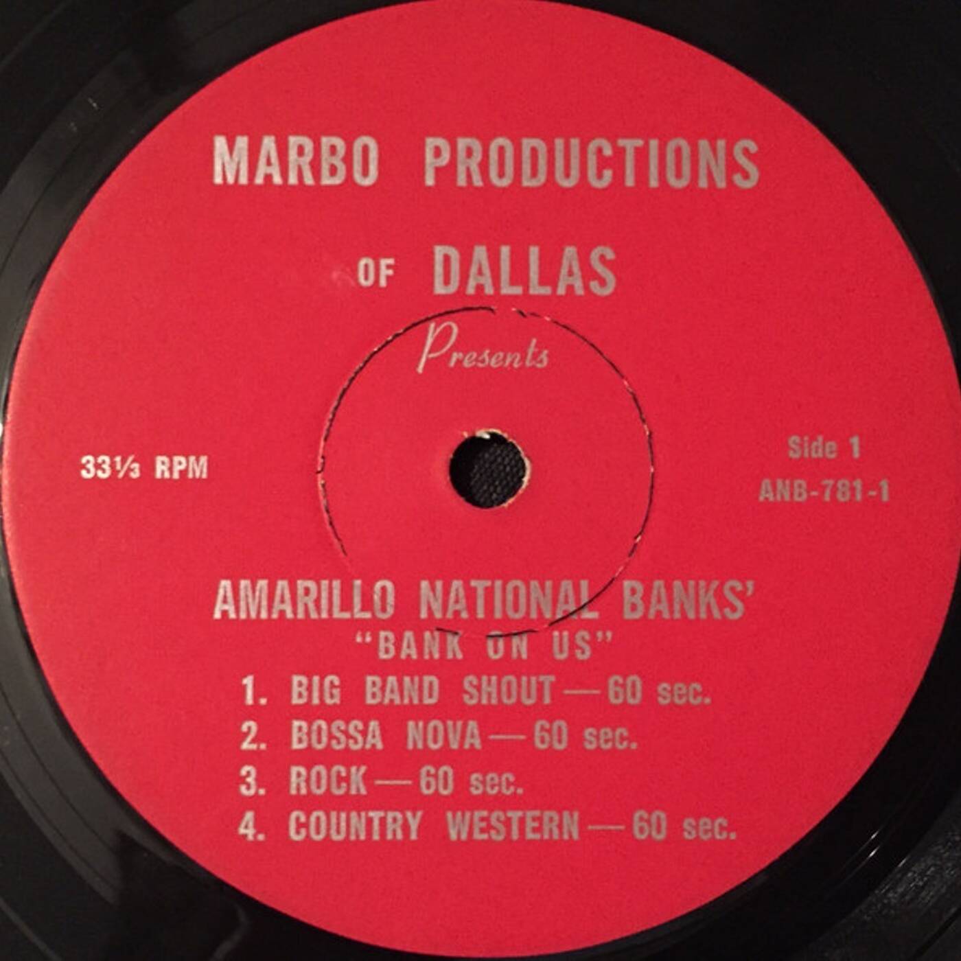 Amarillo National Bank 1971 episode artwork