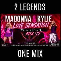 MADONNA &amp; KYLIE 🪩 Love Sensation Pride Tribute Mix by Miss Manoosh