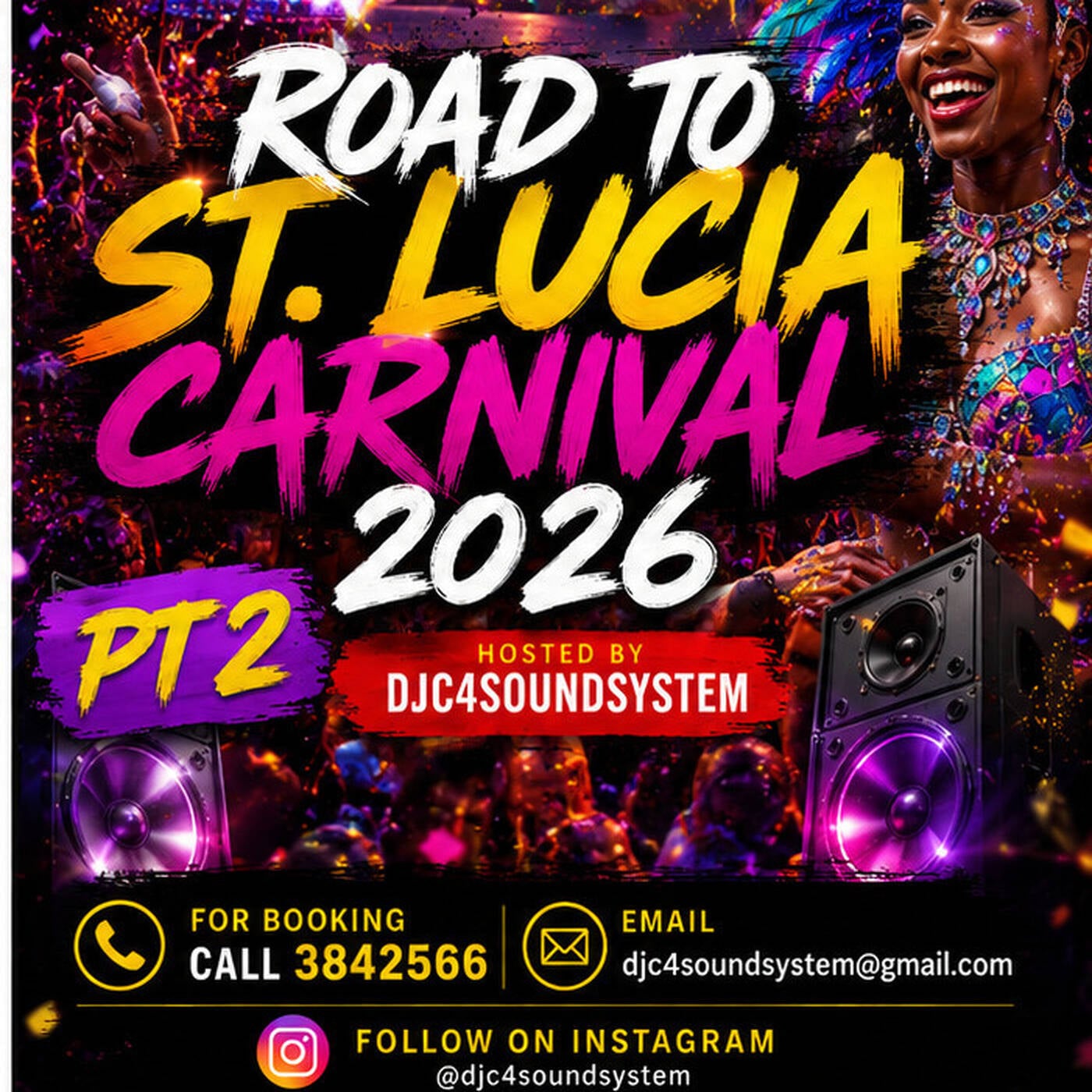 ROAD TO ST LUCIA CARNIVAL  2026 HOSTED BY DJC4SOUNDSYSTEM PT 2 episode artwork