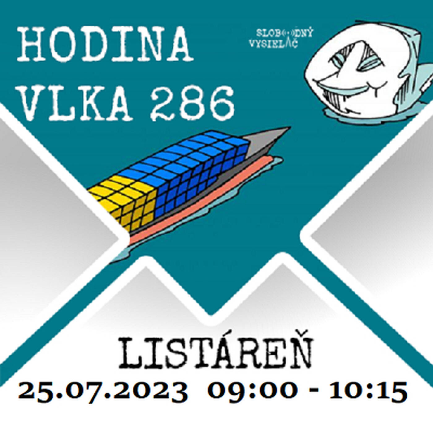 Hodina vlka 286 - 2023-07-25 listáreň episode artwork