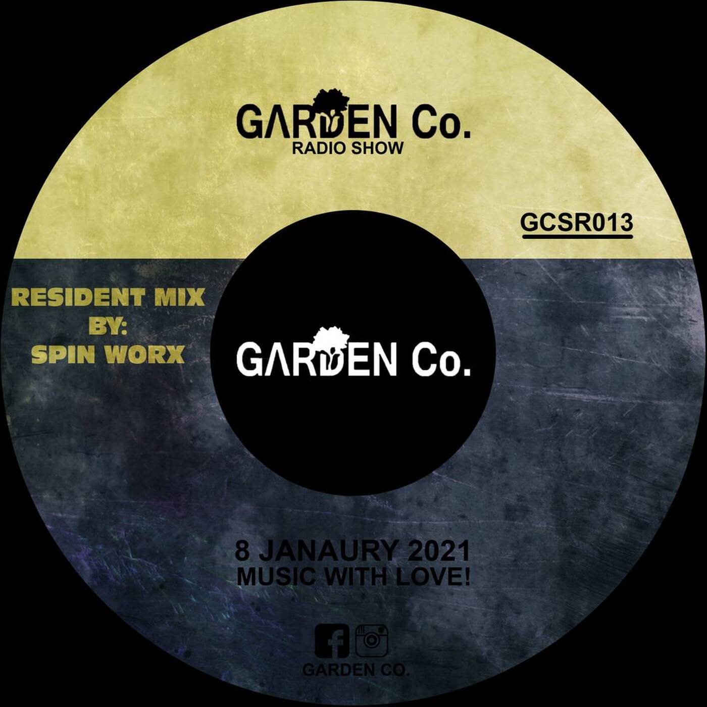 GCRS013_Garden Co. Radio Show Resident Mix By Spin Worx episode artwork