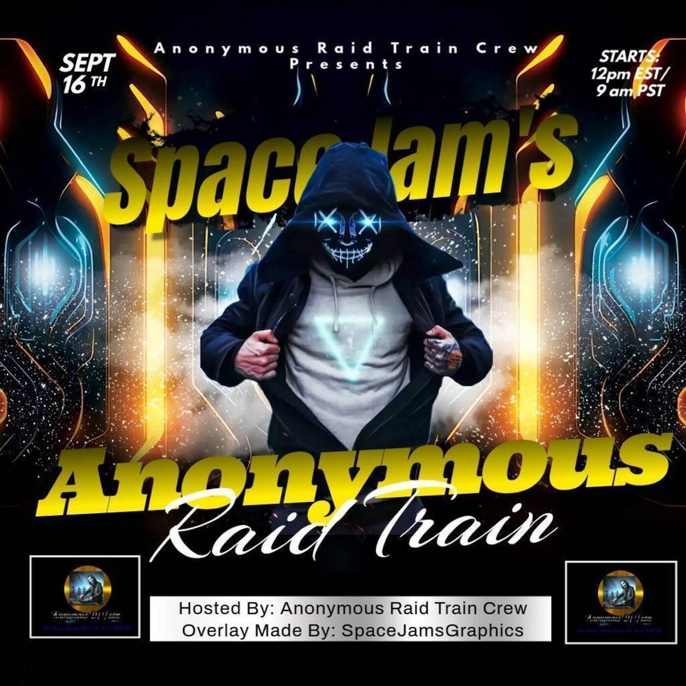 ANONYMOUSRAIDTRAINSPACEJAM'SBDAYHosted By _______  6-7PMEST‼️ | @_______ IN THE MIX (Sep 16, 2024) episode artwork